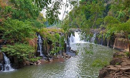 Picture of Done Khone - Lifi waterfall - Mekong Dolphin