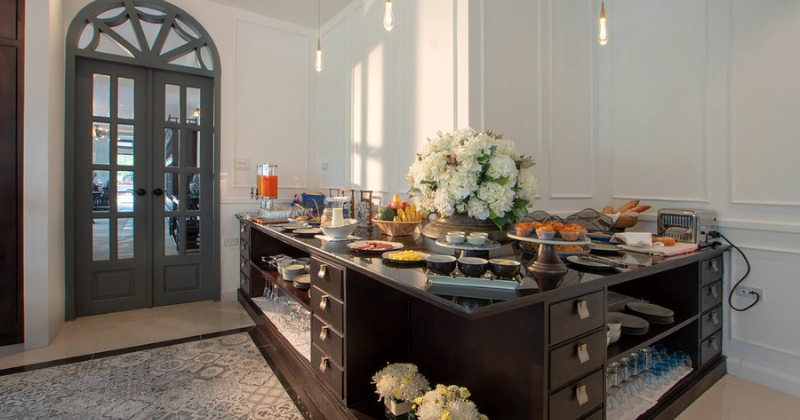 Food Counter Picture of Souphattra Hotel – A Timeless Retreat