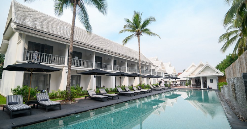 Swimming Pool Picture of Souphattra Hotel – A Timeless Retreat